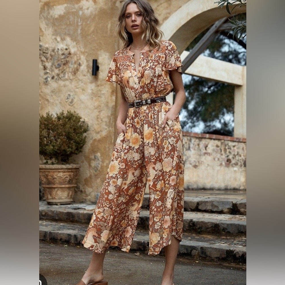 Spell Amethyst Jumpsuit, Amber, XS